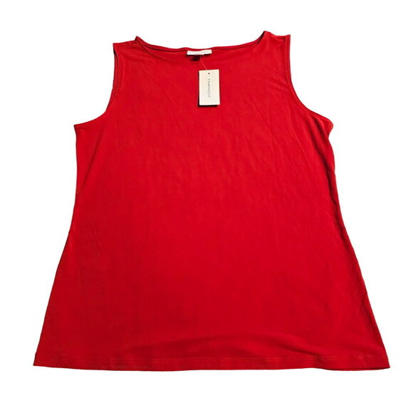 Charter Club Sleeveless Top Ravishing Red M - Picture 1 of 5